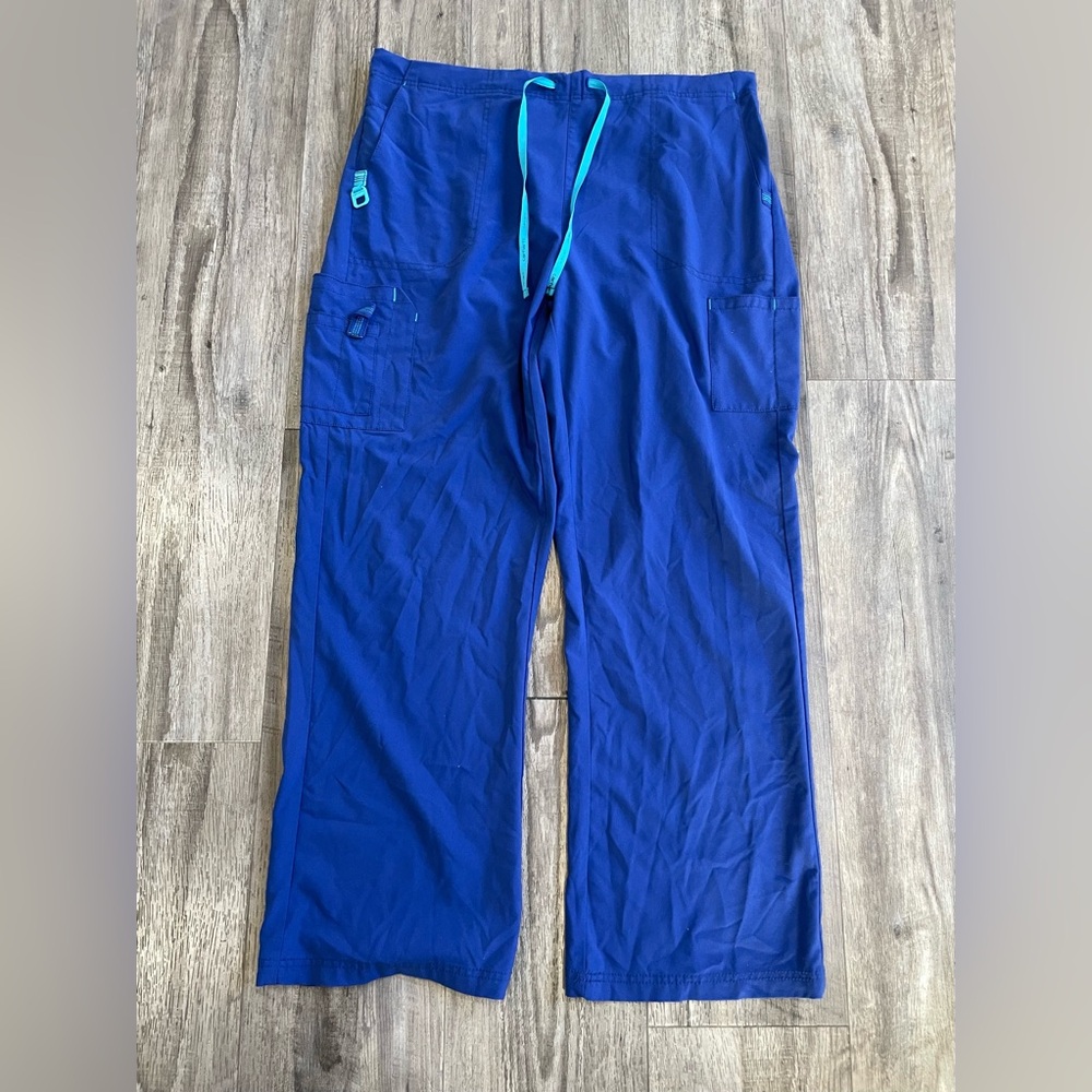 Women’s Blue Drawstring Scrub Pants Size XL
